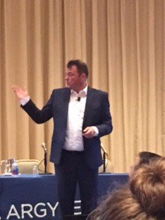 TantaComm's tweet photo. Guy during his "Be WICD to Be Good" analytics presentation at the @ArgyleExecForum  in Chicago. #argylecc https://t.co/S8QyRE1SaR