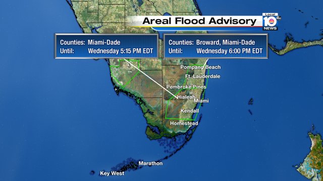 Local 10 WEATHER ALERT - Areal Flood Advisory issued for the highlighted areas. More info bit.ly/krCDQ?utm_medi… https://t.co/Aoy7JcnuG6