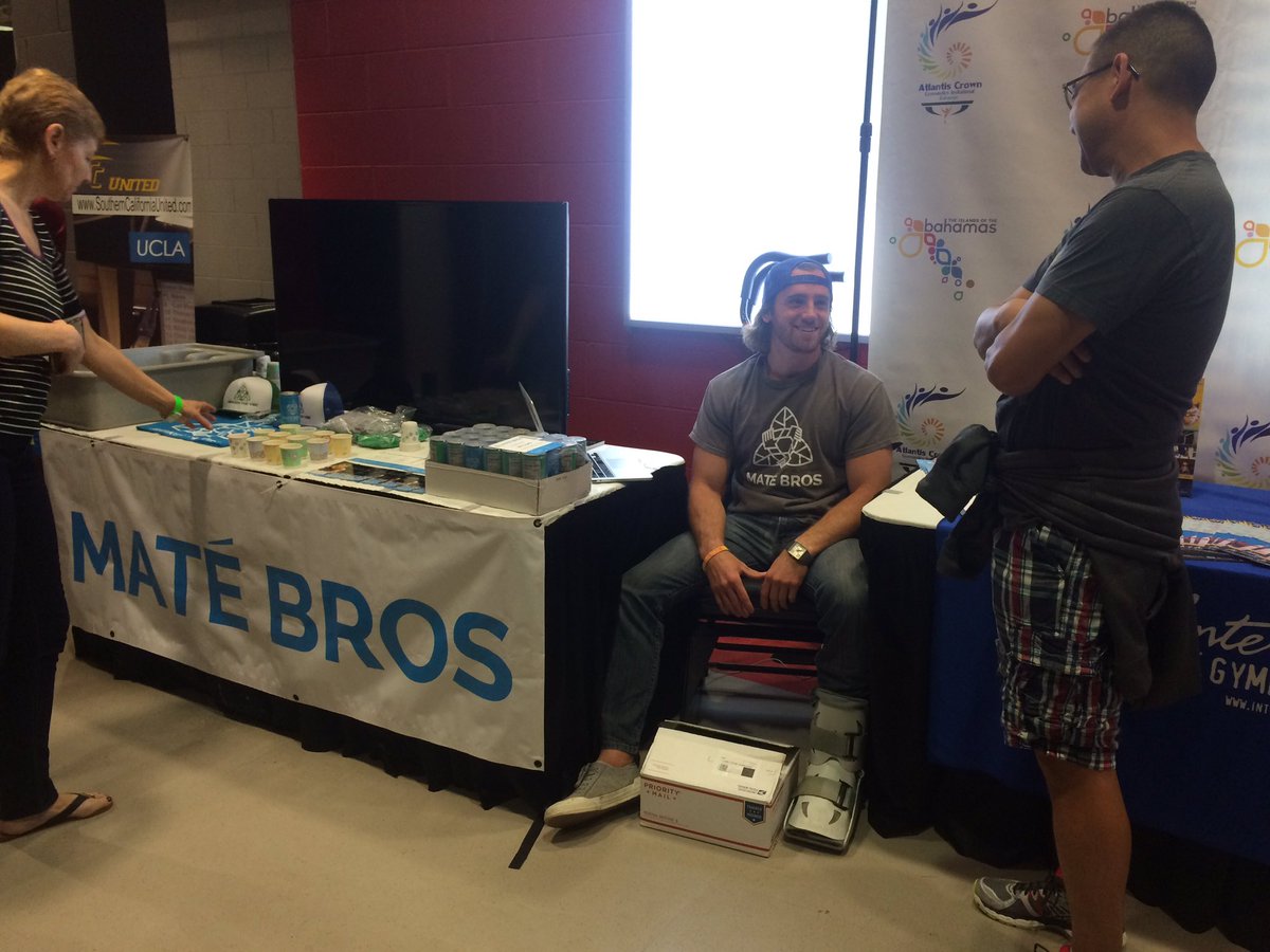 MateBros's tweet photo. We out here! 30% off subscriptions + a free Xband that Sam Mikulak wears
#JONationals2016 #AwakenTheVibe #Ready4Rio https://t.co/Hk6e0g1V7z