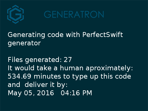 generatron.com/GeneratronEngi… #serversideswift #swiftlang #backend #generativecoding, #codegeneration