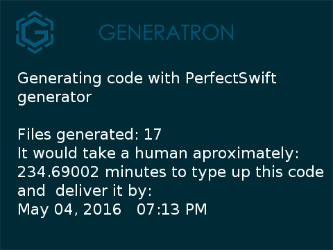 generatron.com/GeneratronEngi… #serversideswift #swiftlang #backend #generativecoding, #codegeneration