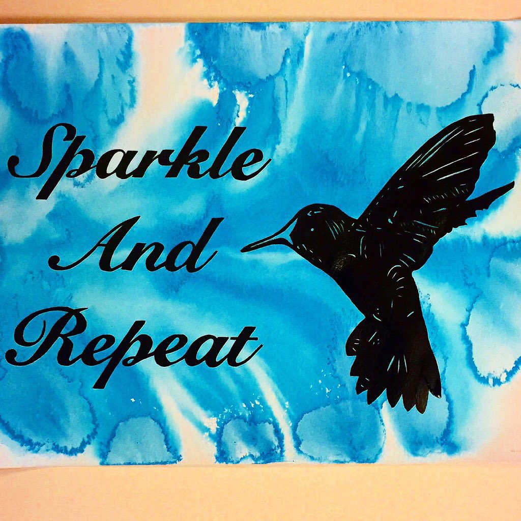 toocreativeart's tweet image. Hmm...I wonder how many times I&apos;ve written #SparkleAndRepeat @DanniiMinogue or you Dannii! Countless I think!