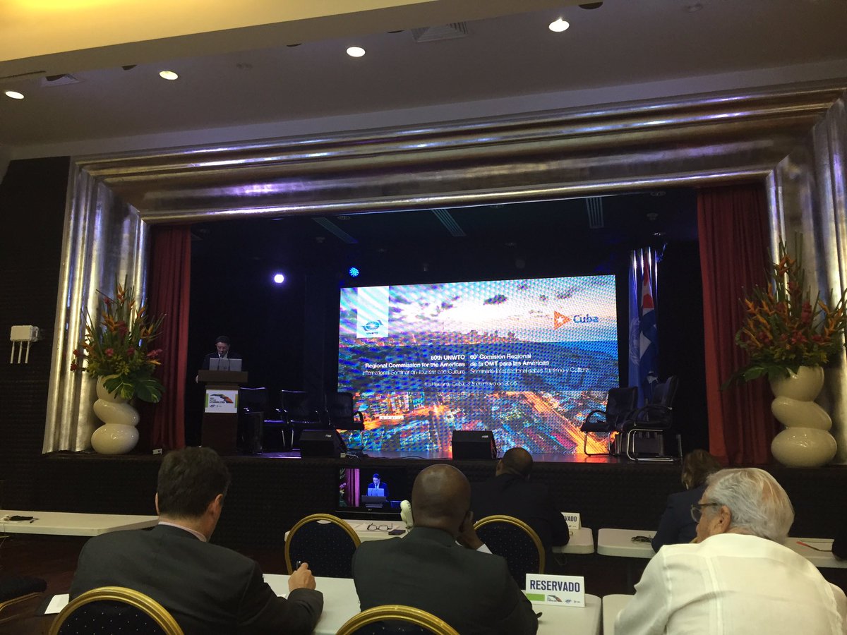 alopezdeavila's tweet photo. #CAM2016 #Seminario Internacional #Turismo y #Cultura Apertura #TalebRifai @UNWTO 
@SEGITTUR #PromocionDigital https://t.co/1wxs7tOaqc