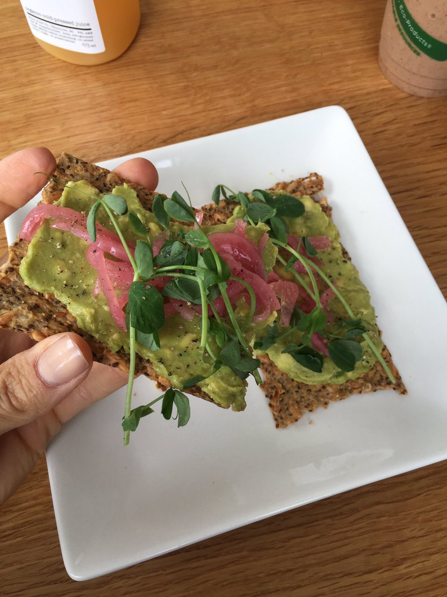 Easily a fav avocado toast in Vancouver, from <a href="/GloryJuiceCo/">Glory Juice Co.</a> (recipe by <a href="/chefskinnerveg/">Brian Skinner</a>). Do you have a fav?