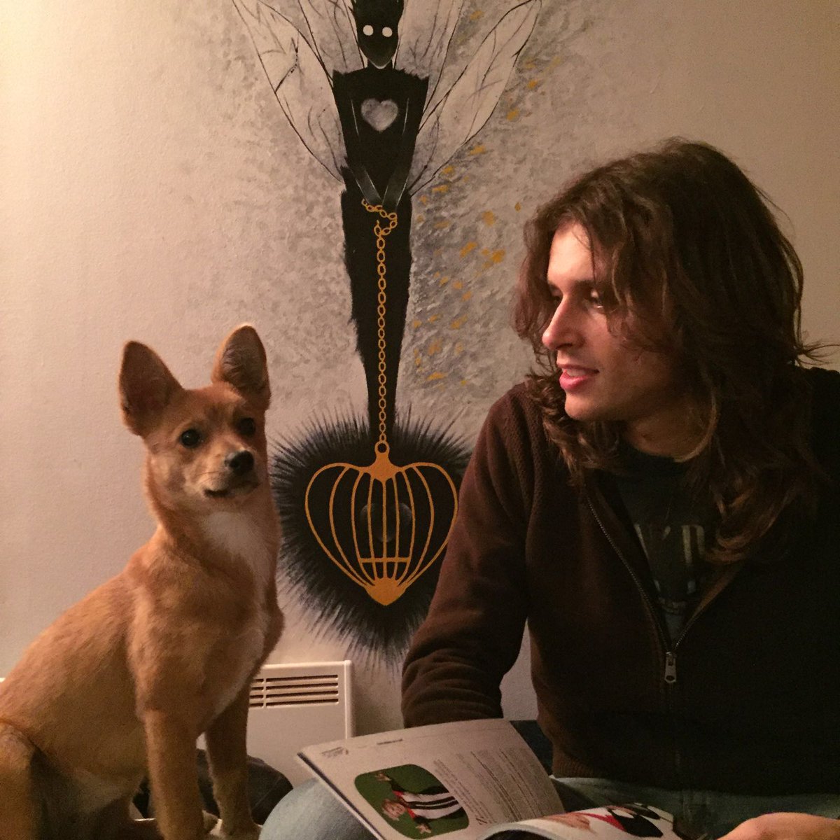 Tibor and his dawg. Stigli u Zagreb. Nađemo se sljedeća tri dana u Saxu od 22h.