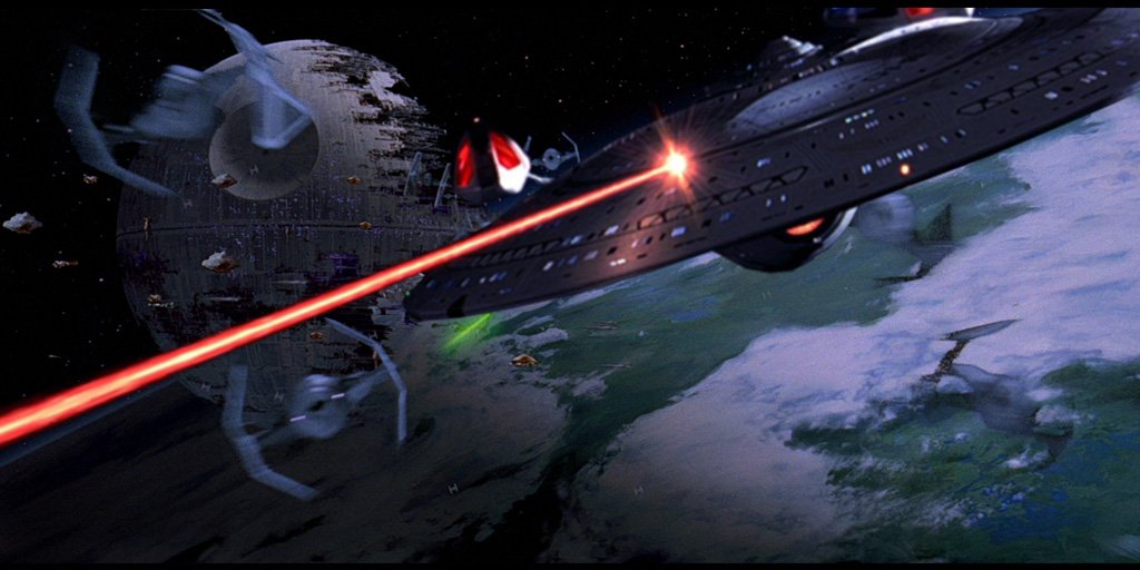 Mannaxra's tweet photo. @ILMVFX Don’t tell me you guys haven’t thought about it. #MayThe4thBeWithYou #StarTrek https://t.co/0r97XWoZIK