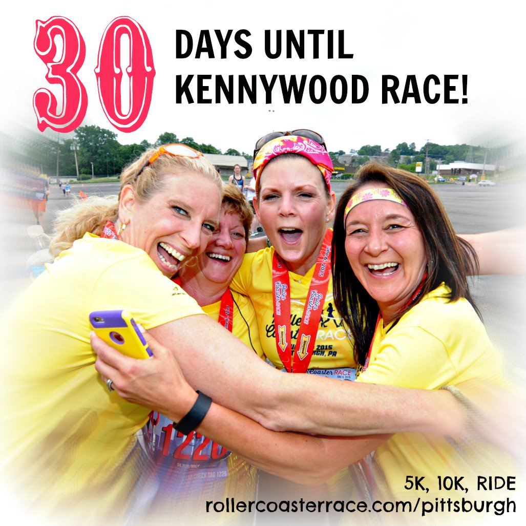 runorriderace's tweet photo. Let the countdown begin! 30 days til 5K/10K at #Kennywood 
@Kenny_Kangaroo @EliteRunnersPgh @ERRM_PGH @probikes_llc https://t.co/JD1uBNIpbp