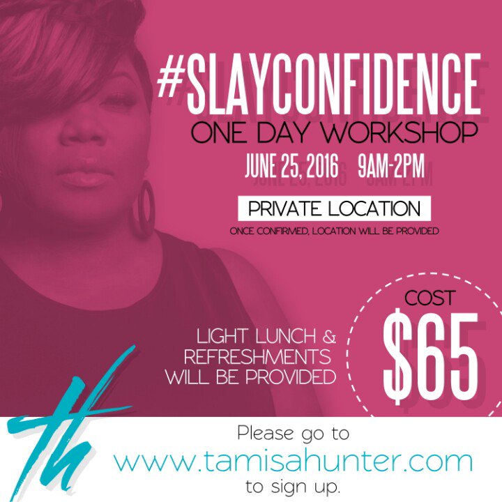 TamisaHunter's tweet photo. Visit https://t.co/sXK8eDGc6V to sign up
#confidencecoach #ISlayConfidence #girlboss #iamTH #tamisahunter https://t.co/Eex2sptwnk