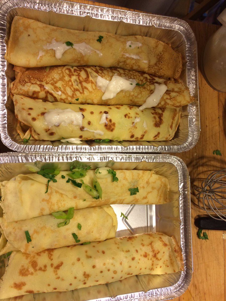 mr_smitchell's tweet photo. Crêpes au jambon et fromage gratinée. Grade 10 students @theyorkschool can make dinner for themselves! #yorklearns https://t.co/asKetdyCJ1