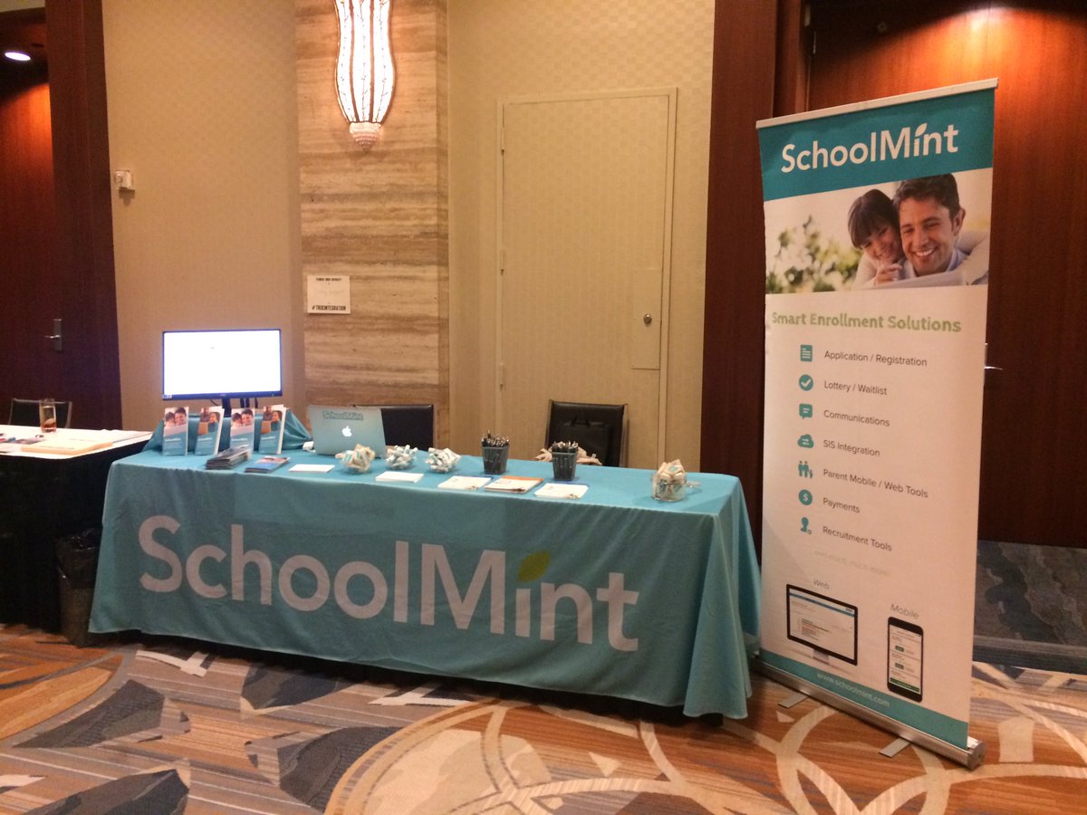 school_mint's tweet photo. Interested in #PaperlessEnrollment and automating your lottery? Drop by our booth to learn more! #MSA2016 https://t.co/HvkfZXTpBK