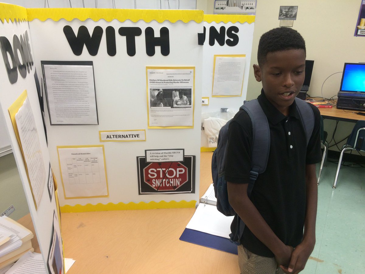 ariodzernbc6's tweet photo. See how 7th graders are trying to stop the gun violence epidemic. At 6. @nbc6 @MDCPS #SaveOurKings #SaveOurQueens https://t.co/FeLnm1bHxI
