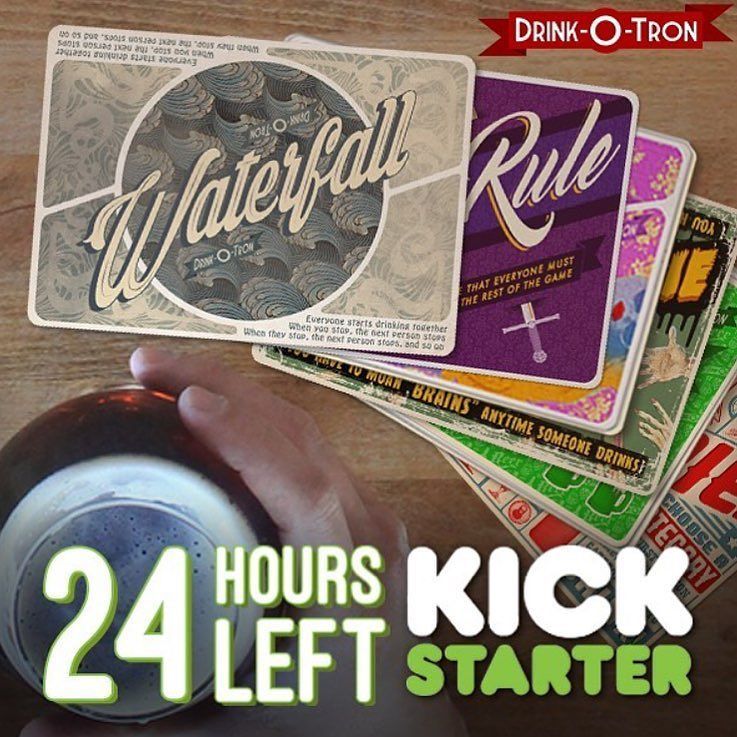 byLiquidCourage's tweet photo. Support our friends @drinkotron on kickstarter. Only 24 hours left! ๐๐#DrinkingGameApp https://t.co/8CeZy5rfL1 https://t.co/XsbeSjrugO