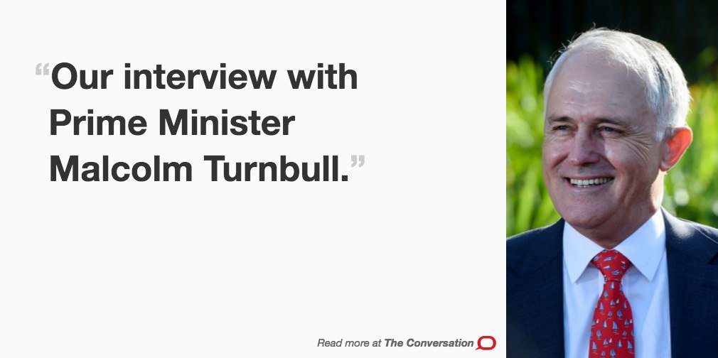 ConversationEDU's tweet photo. Michelle Grattan's interview w/ the PM available later today here https://t.co/f2NU3Gl42t or https://t.co/VU8GZ4VvoK https://t.co/jpd6hbSnta