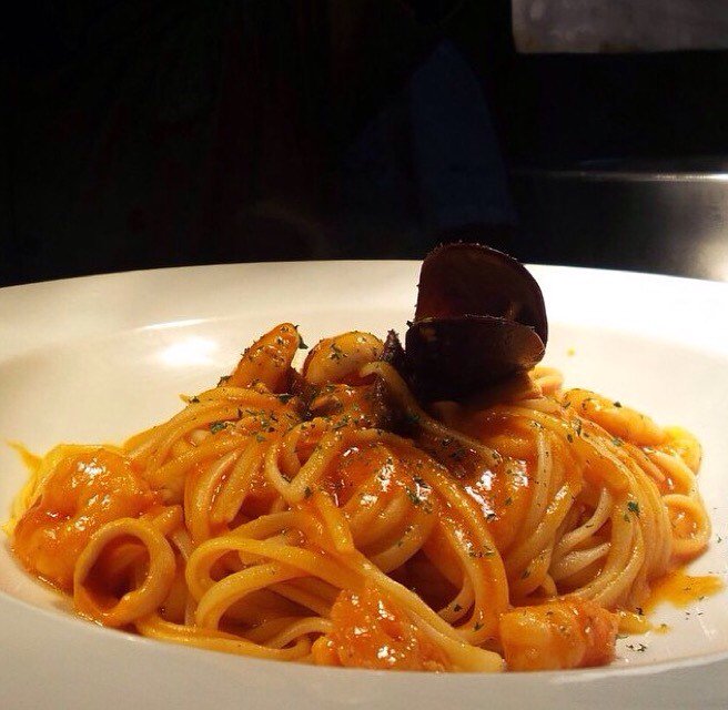 Esta noche nos provocó una deliciosa e insuperable #PastaMarinera... Ven a disfrutarla 😍