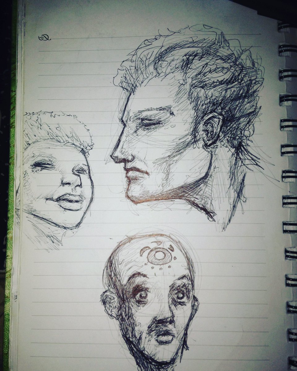 Stealthy_Games's tweet photo. #idle #doodles #drawing #pen #ink #sketch #sketchbook #gamedev #indiedev #face #practice #anatomy https://t.co/JVERZUp7Jp