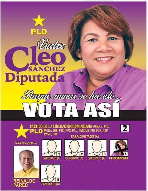 JosLpez20's tweet photo. Así debes marcar y votar por #CleoSanchez #PorqueCleoDiputada. @Elias_Cornelio @ElvinCastillo @euridiaz08 https://t.co/AOmFOL64ZX