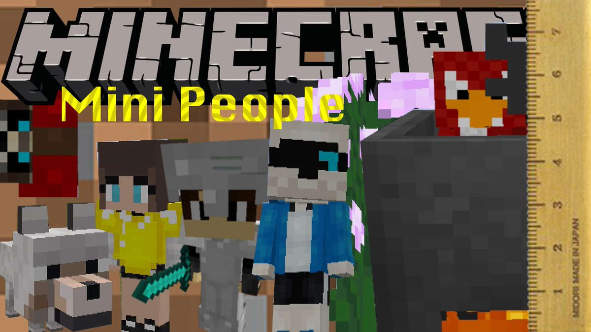 NinjaFerret_'s tweet photo. Minecraft Mini People Mod Showcase! ( Play as a Dwarf or a Child ) 
https://t.co/Q6gtp6WjjI
#minecraft #gaming #game https://t.co/63SCGQgYtF