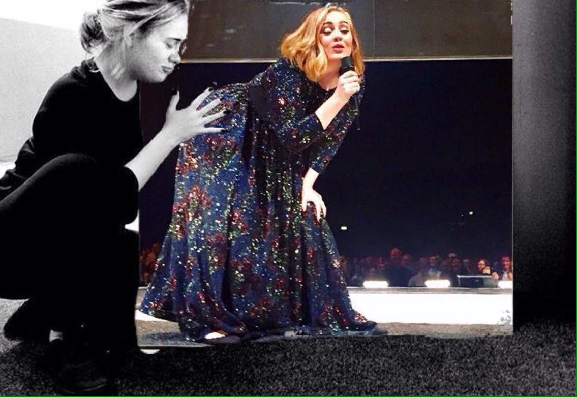 adelereacts's tweet image. my anaconda don't want none unless you got #1, hun