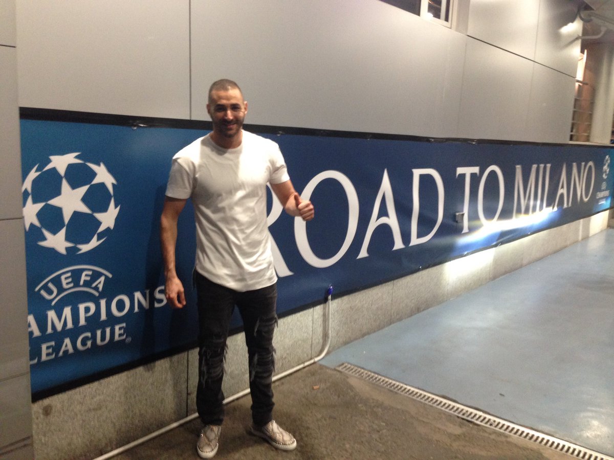 Vamos por la final !!! <a href="/realmadrid/">Real Madrid C.F.</a> #APorLaUndecima #RoadtoMilano