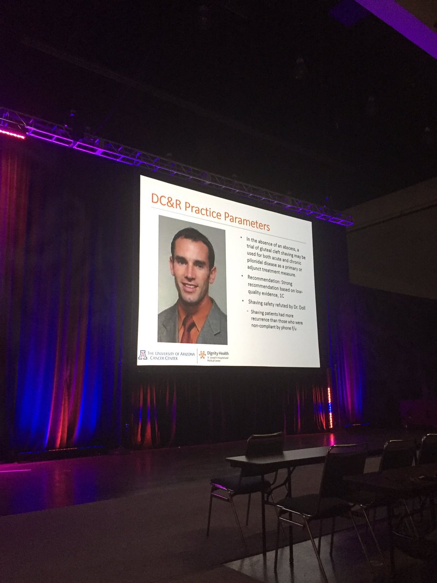 htpapaco's tweet photo. Master Debates! Pilonidal disease - flap first? #ASCRS16 #WWSSS @harkersteele cameo appearance! https://t.co/aRNLz5S3AF