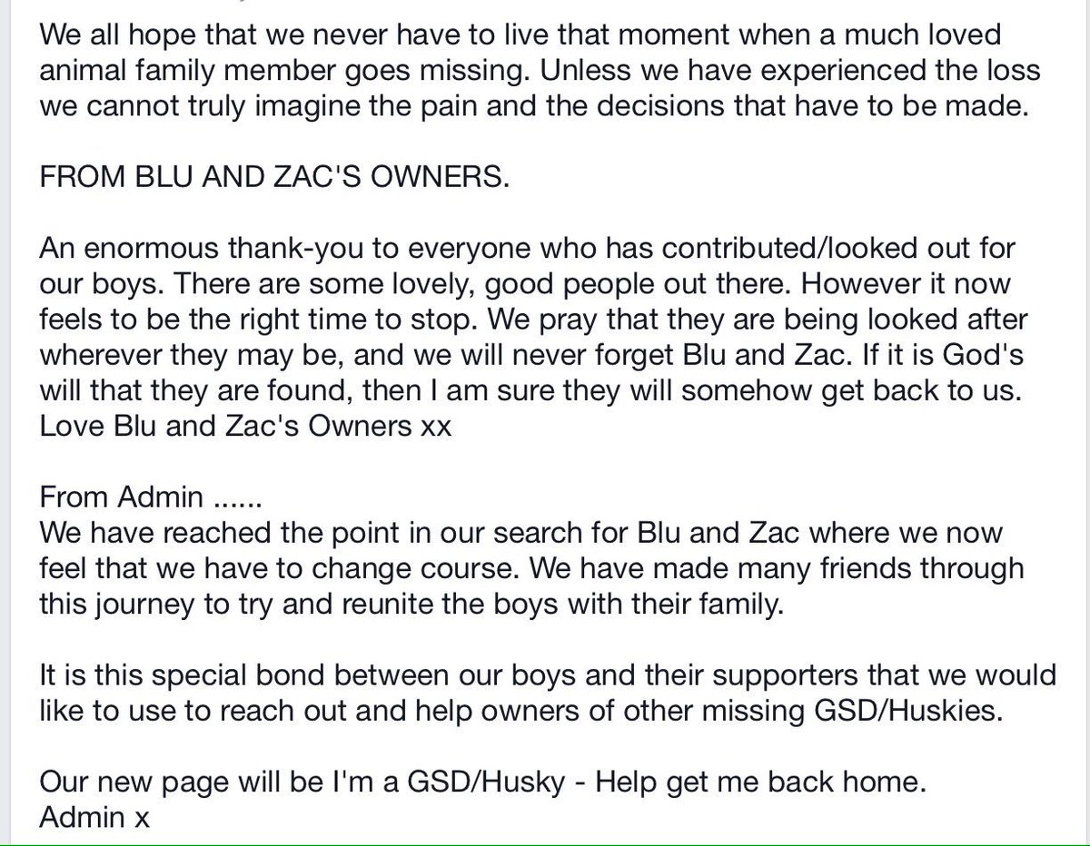 Help Find Blu & Zac tweet media