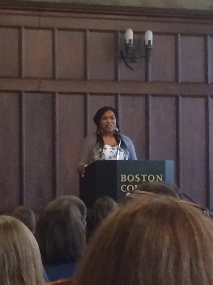 .@MsLove_Jones sharing powerful remarks at @BC_CTE graduate teaching award ceremony | @BCLSOE @BCTESECI @lipatel