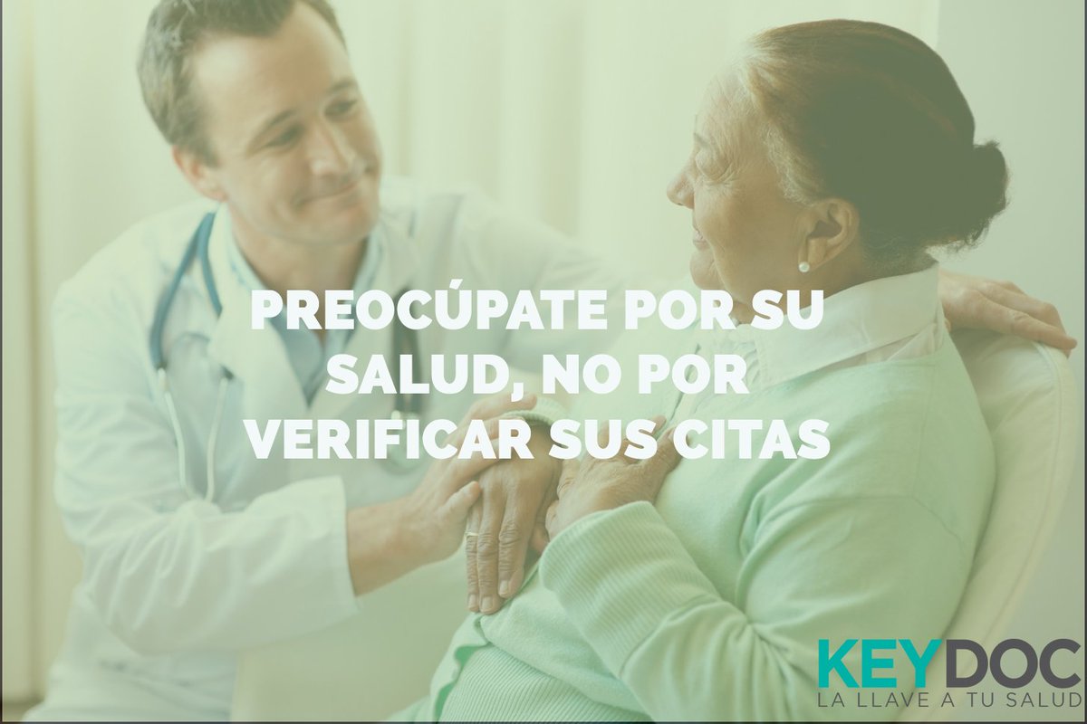 Keydocec's tweet image. Keydoc verificará las citas de tus pacientes
Afíliate bit.ly/1RZKZvL
Siguenos en Fb bit.ly/1qxk4LW