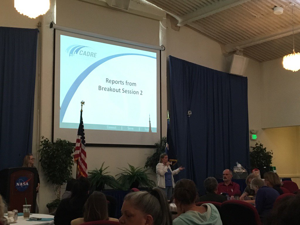 Shout-out for <a href="/SVGives/">SVGives</a> at today's CADRE conference. So much great learning and networking today.