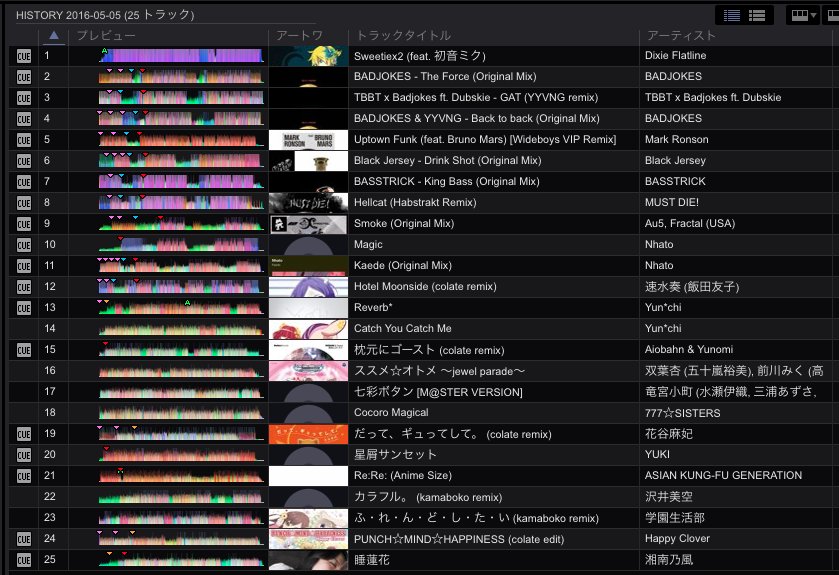 colate_dochibi's tweet photo. #cueb でかけた曲です https://t.co/9syHcxHRcS