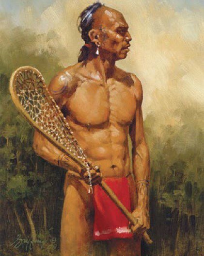 Would you guard him? #LASthrowback #lax #lacrosse #Native
