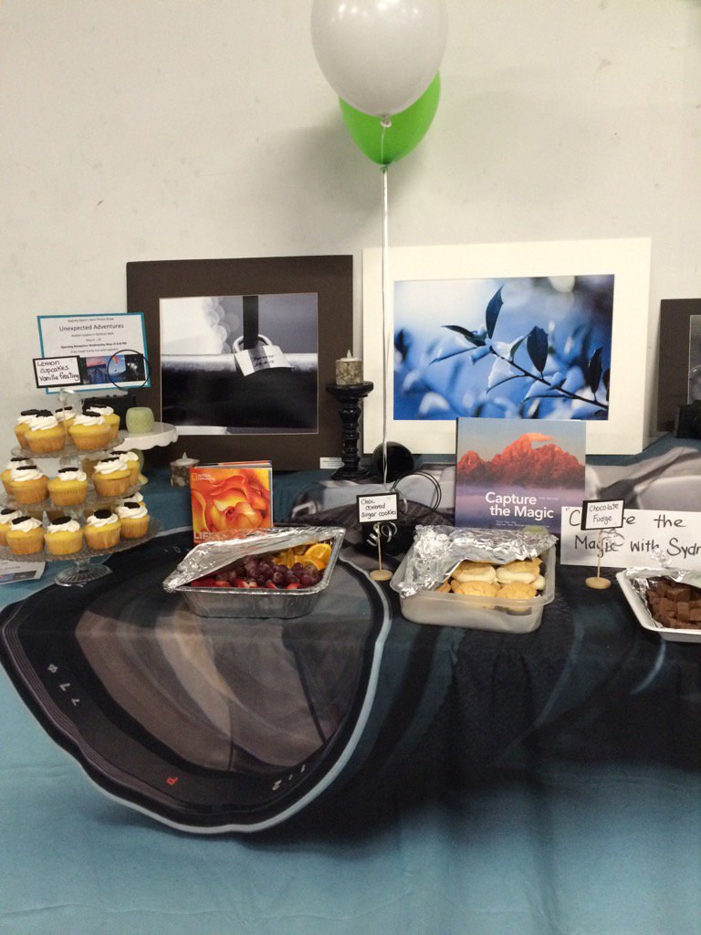 YorktownPhoto's tweet photo. Food &amp; Fun at Sydney's photo show opening. @YorktownSentry #YHSphoto https://t.co/binoDNbGvn