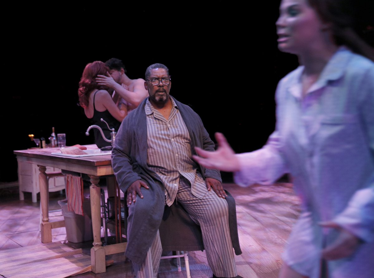 ACTtheatre's tweet photo. #WhyRushHour? See #StupidFuckingBird! Use code "Sunshine" for $20 tix! Closes Sunday. https://t.co/xiDjIAbXhM https://t.co/6qgHNTljih