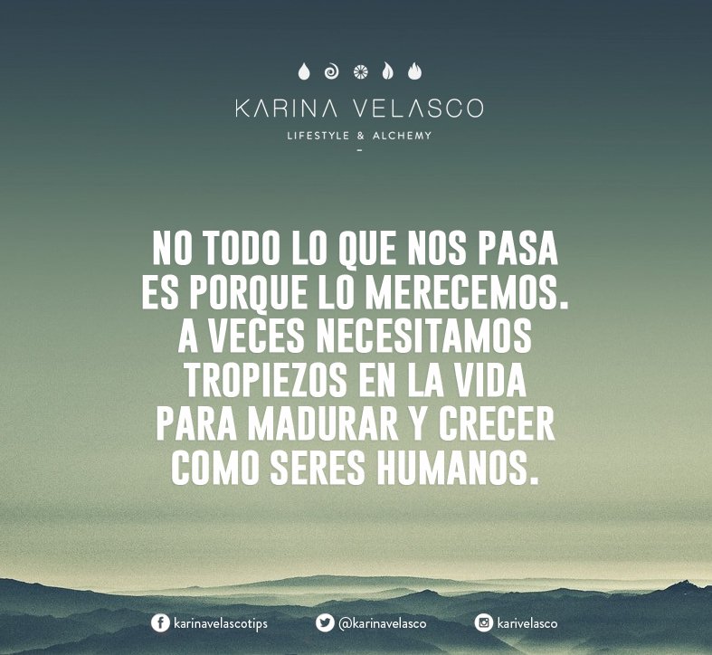 karinavelasco's tweet photo. No hay necesidad de hacernos sentir peor cuando nos caemos. Aprende de tus errores, usa el dolor como maestro! https://t.co/wVnBzhYLxv