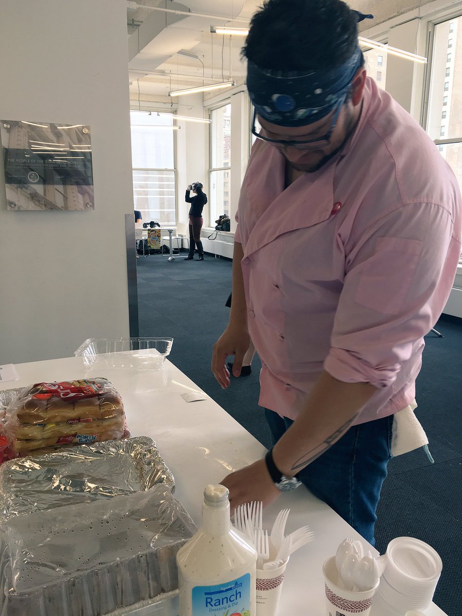 DocYourWorld's tweet photo. .@JobyJobLopez is here with some amazing food! Stop by for the #docyourworld2016 award ceremony! https://t.co/ybb8TM8nbk