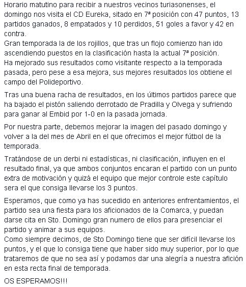 CDNovallas's tweet photo. PREVIA JORNADA 32
DOMINGO 08/05/2016 - 12:00 h.
Campo: Sto. Domingo - Novallas
@CDNovallas - @CdEureka https://t.co/MvBHf3RhAu