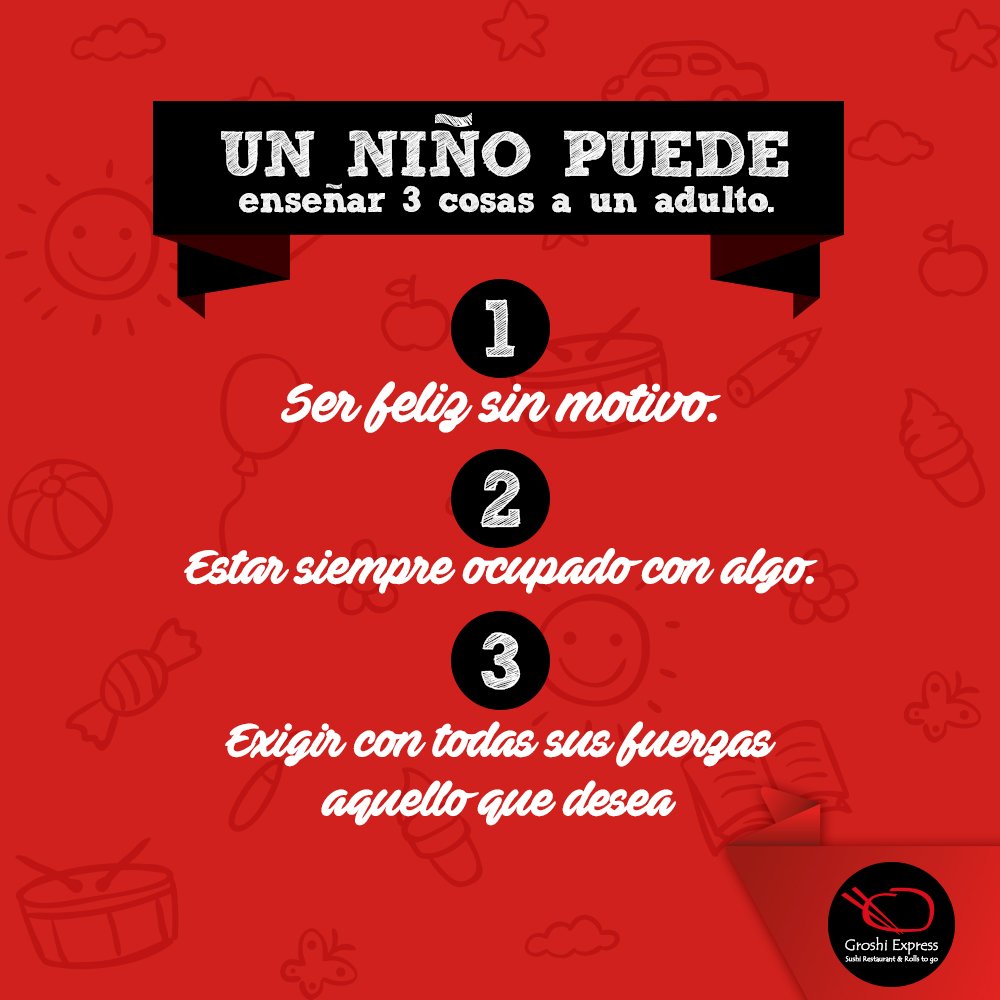 GroshiExpress's tweet photo. Siempre se puede aprender algo de los más pequeños :D #groshiexpress #felizfindesemana https://t.co/KmFDOXSfQo