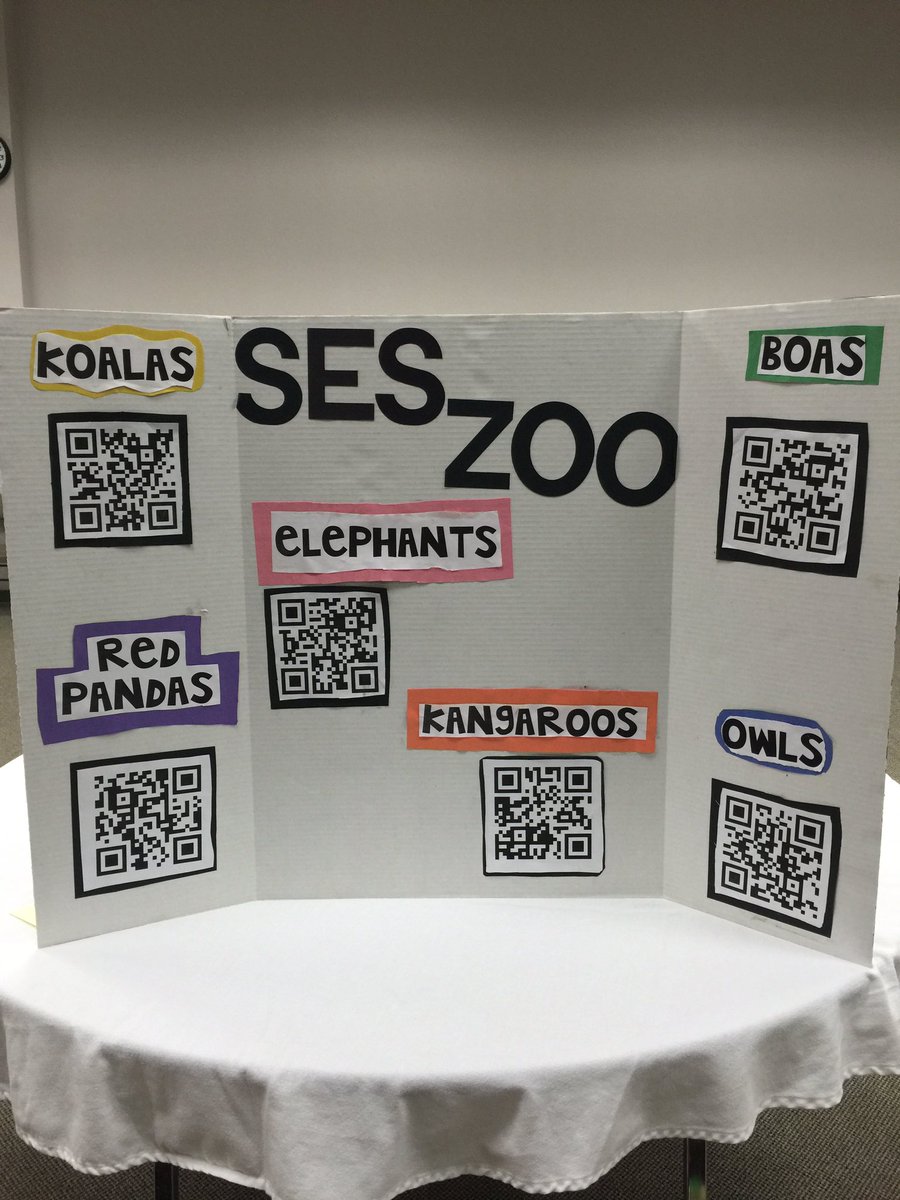 britt5edwards's tweet photo. Come scan our QR codes to learn more about our animals! 🐘#BarrowSTEAM16 #barrowbold #seswildcats #table27 https://t.co/aUrrzz9d76