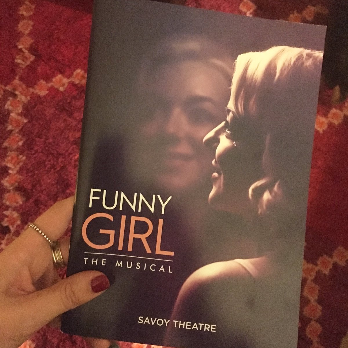 Ellidore's tweet photo. Incredible evening at @FunnyGirl_UK !! @Sheridansmith1 and an all together star cast ⭐️ https://t.co/GYedMj2fwq