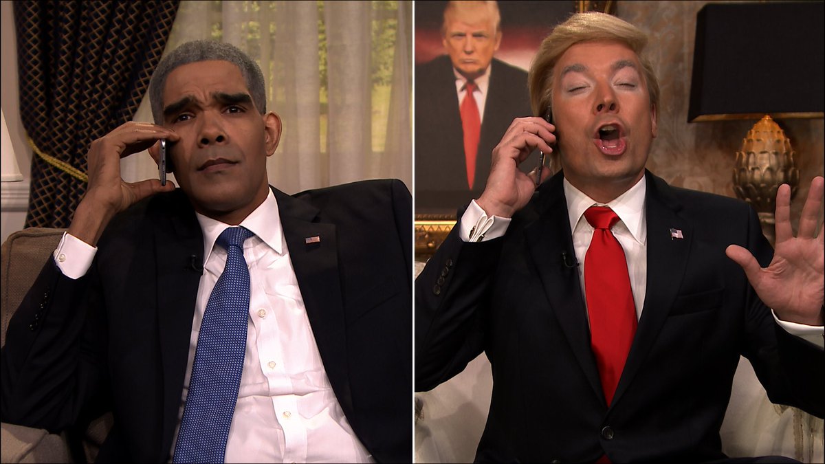 Donald Trump just called President Obama, and we got footage of it. Tune in tonight! #DonaldWithTheGoodHair