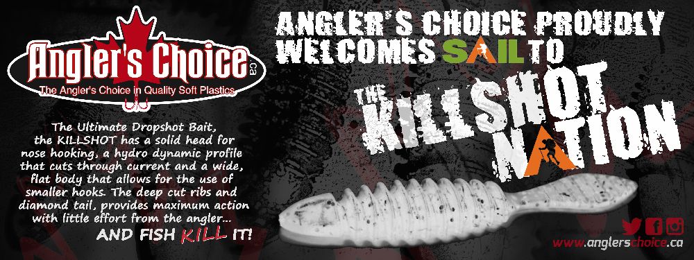 Look for this signage at <a href="/sailoutdoors/">Sail Outdoors</a> and grab some @Anglers_Choice #Killshots, #BoogieBugs and #FlappinWeasles "