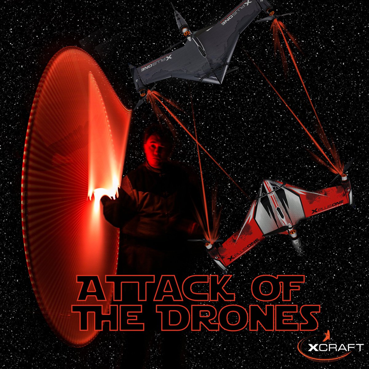 xCraftUAV's tweet photo. May the force be with you! Show us how you celebrated. #xCraft #StarWars #UAV #Drone #XPlusOne #X-Wing https://t.co/sNyzl2akGr