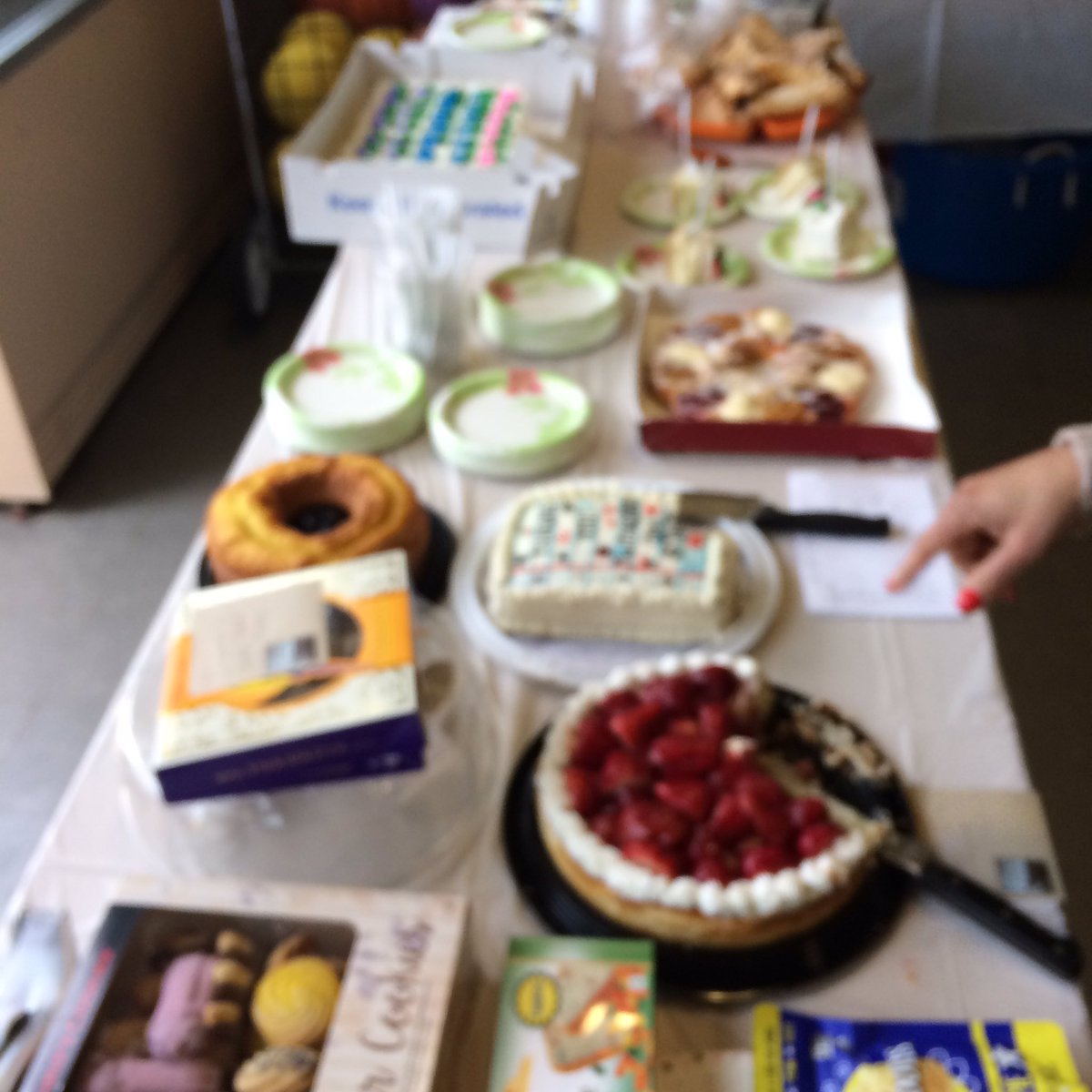 Teacher Appreciation Luncheon today- What a spread! Menlo parents are the best! <a href="/MenloParkSchool/">MenloPark ES</a>