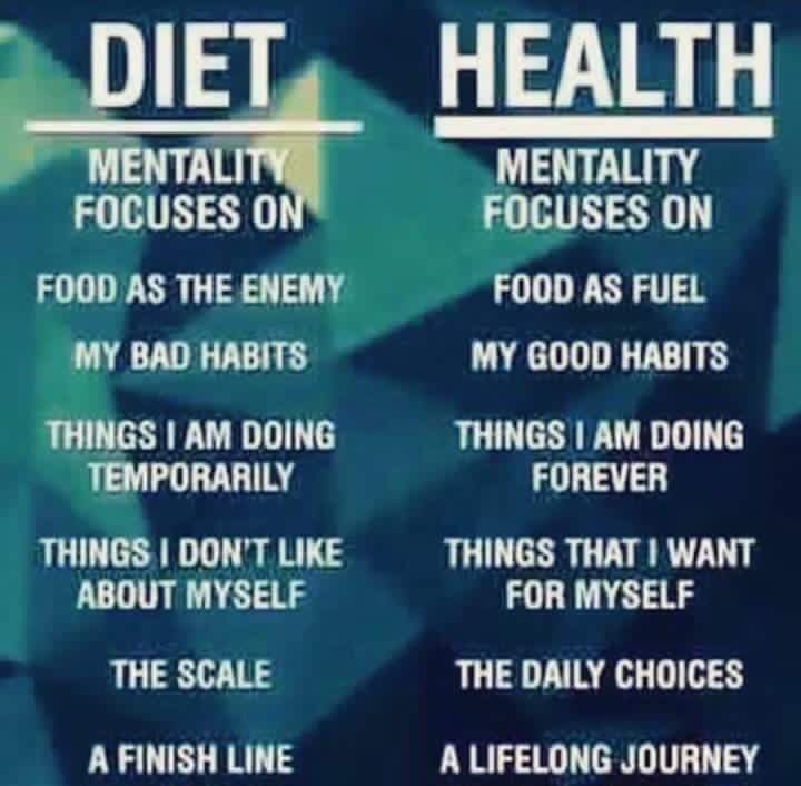 chellydow's tweet photo. YES!! QUIT the diets and START living a balanced healthy lifestyle!! #fitfam #dowhouse #dowrules #dieting #health https://t.co/nG2dvVzHp6