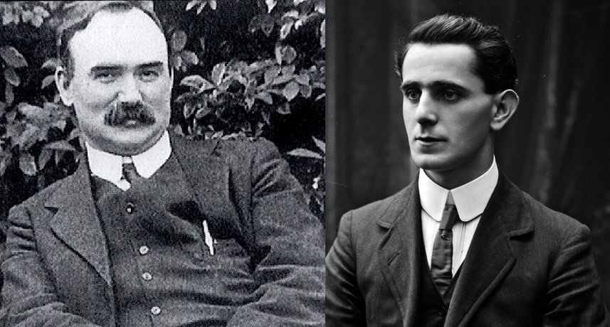 1916Live's tweet photo. Seán Mac Diarmada and James Connolly, tied to a chair as he is too wounded to stand, are executed in Kilmainham https://t.co/Wi6oMMLjMD