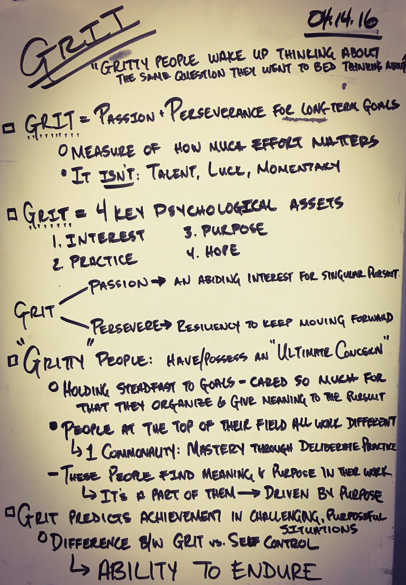 AlanSteinJr's tweet image. I'm 100% convinced that grit is the #1 determining factor of success...
