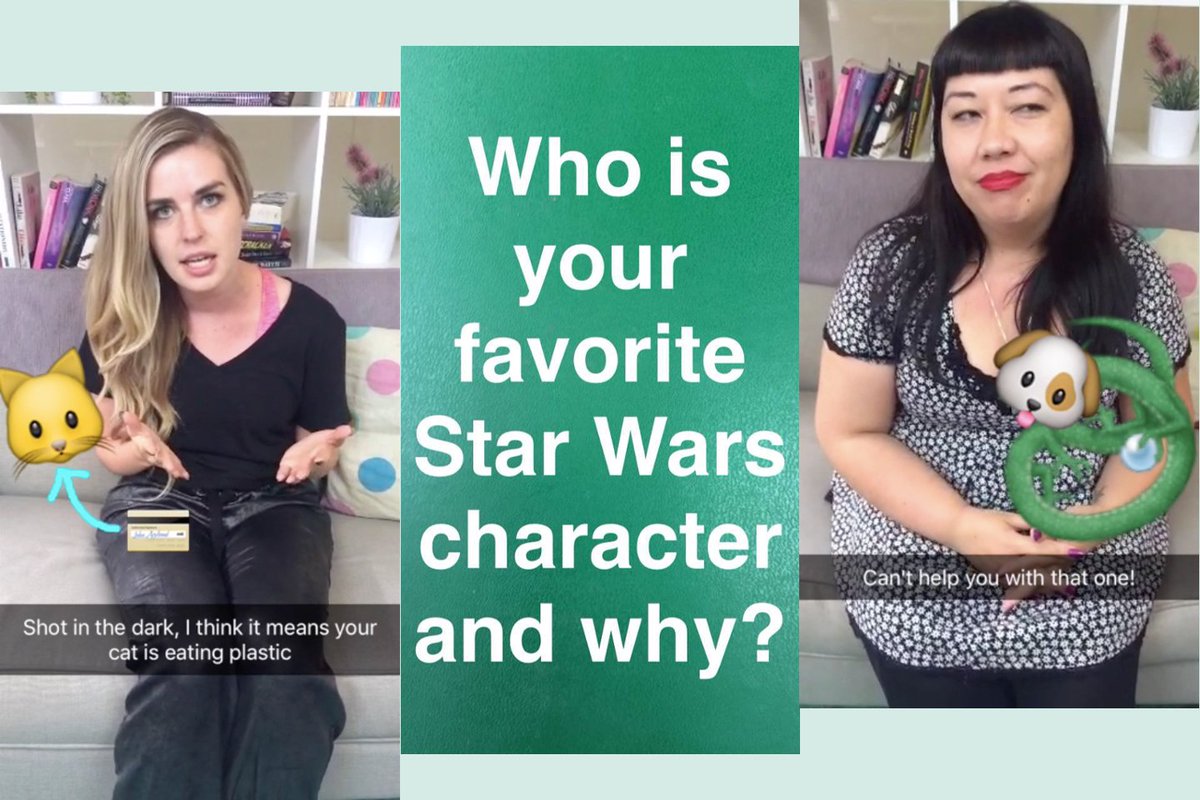 hellogiggles's tweet photo. This #Snapchat might just be our MOST random #3RandomQuestions yet!
#MayThe4thBeWithYou 

Username: itshellogiggles https://t.co/3FTKyYARx7