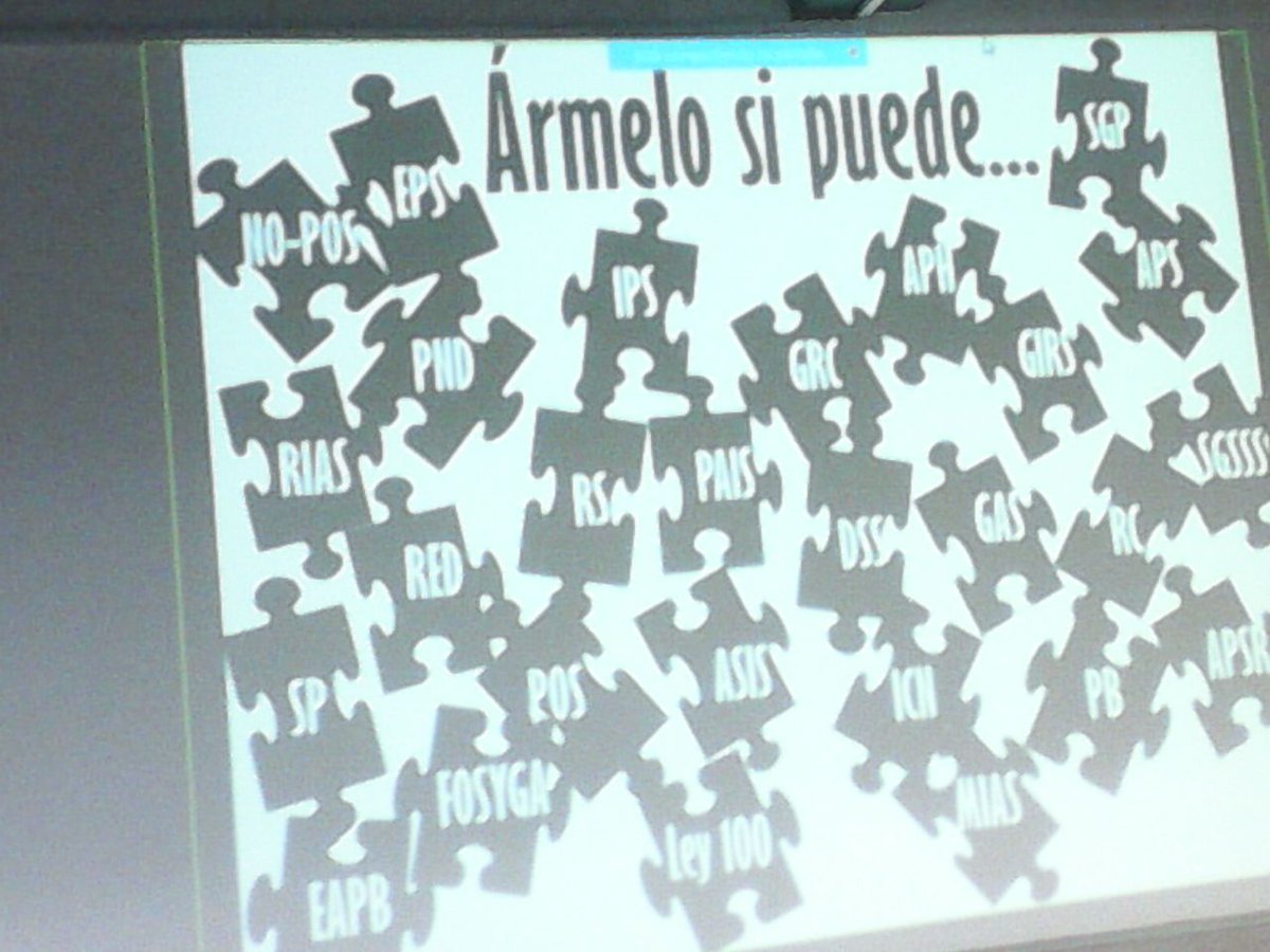 Luis_AMartinezS's tweet photo. El " Sistema " de salud colombiano, más enredado no podría ser: @germanreyesf #DebatePAIS https://t.co/AljaSXUADs