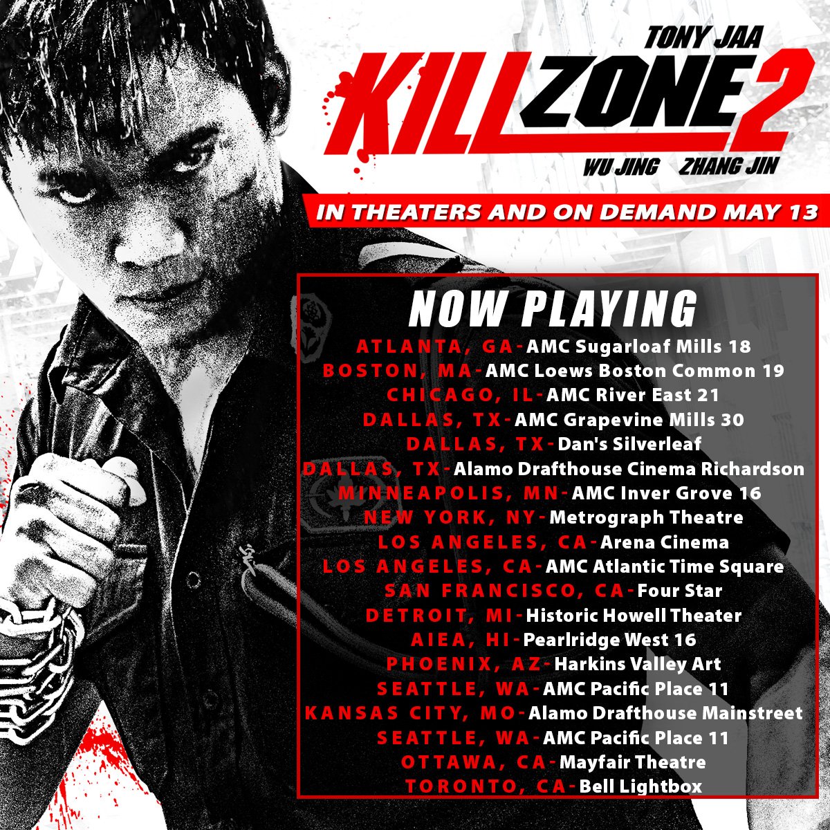 Tony Jaa on X: SPL II is now playing in the U.S. under the title