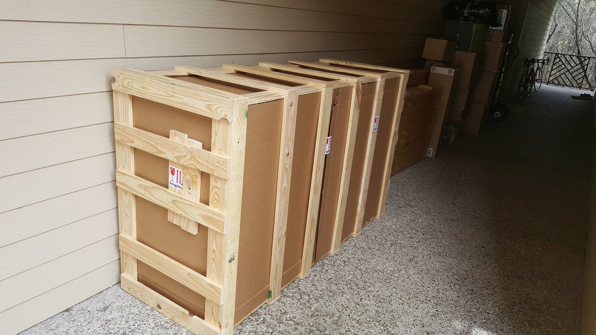 Texcontractors1's tweet photo. Building a custom crate for a bike for a customer in Austin, Texas. https://t.co/UpTcyXfHqW