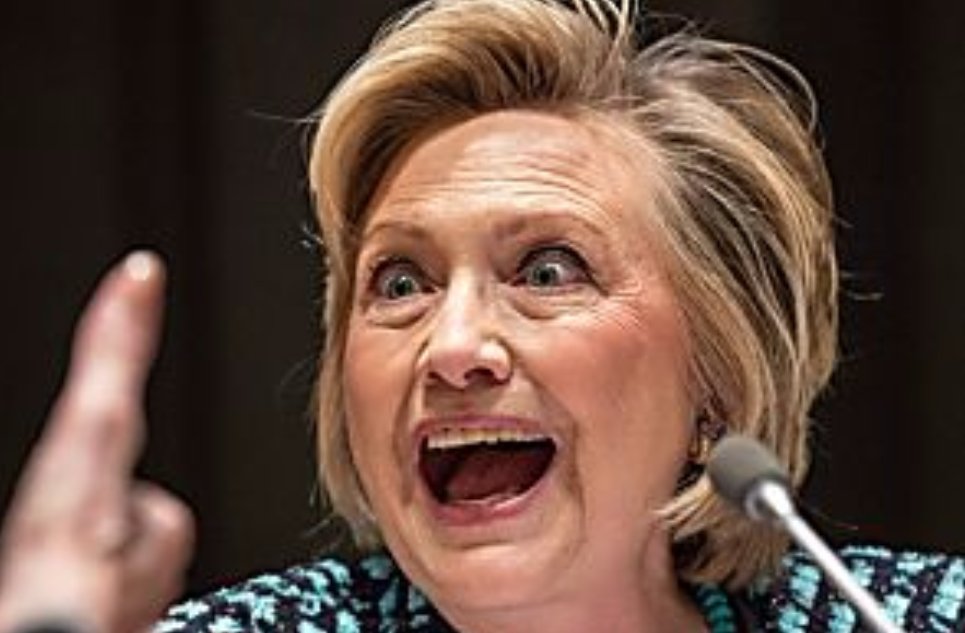 Urza83's tweet photo. #DropOutHillary because this face is the thing of nightmares. https://t.co/bPdSHIPhjI